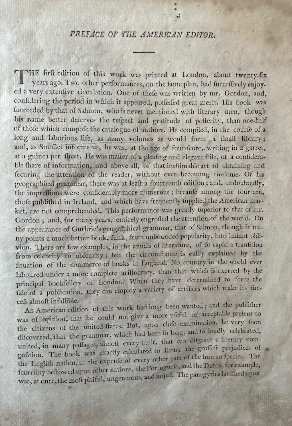 A New System of Modern Geography