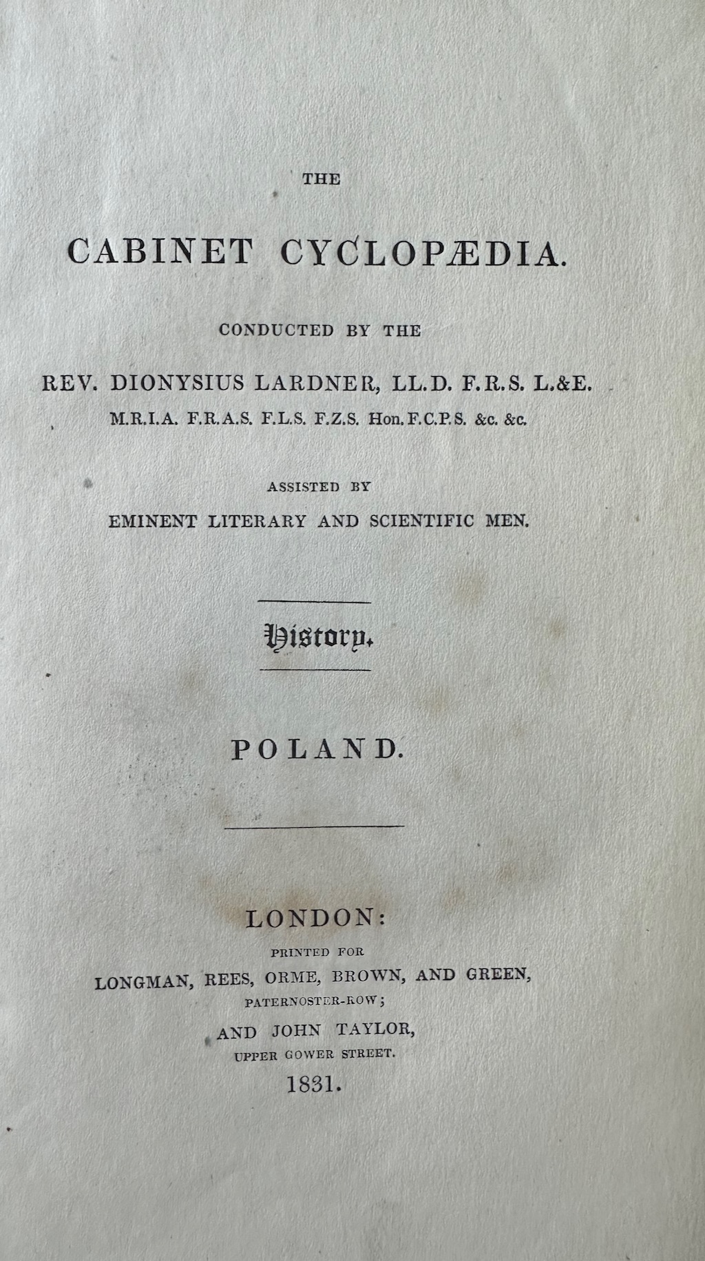 The History of Poland in One Volume