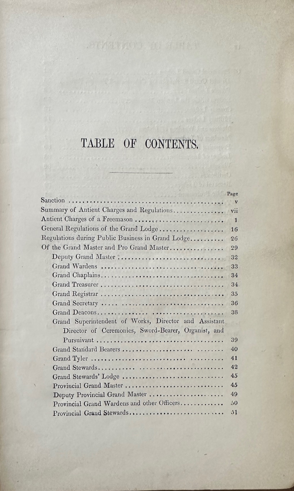 Constitutions of the Antient Fraternity of Free and Accepted Masons, Containing the Charges, Regulations, &c, &c