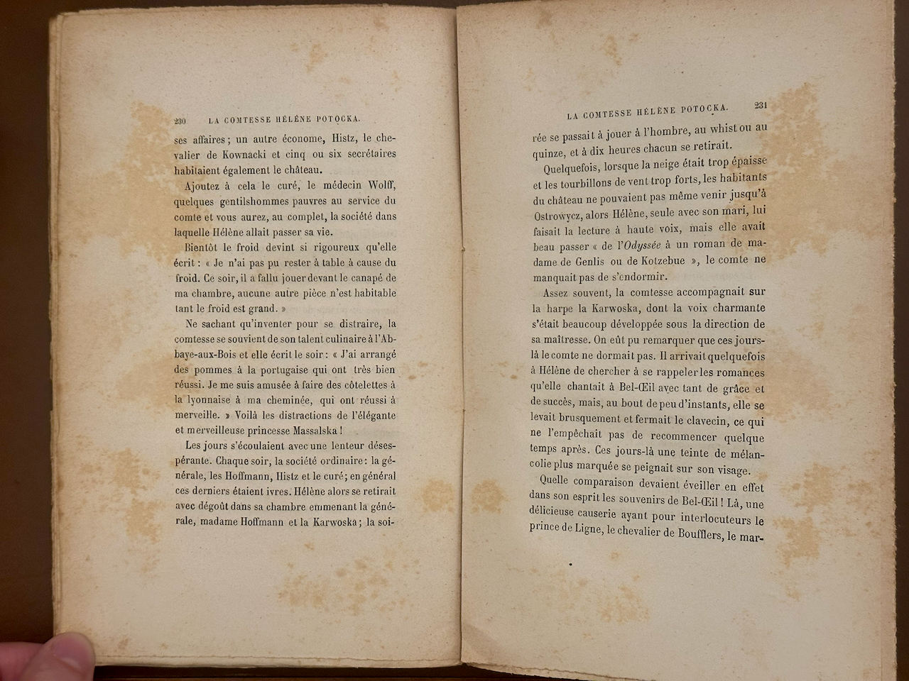 Histoire d'une grande dame au XVIIIe siècle: la comtesse Hélène Potocka