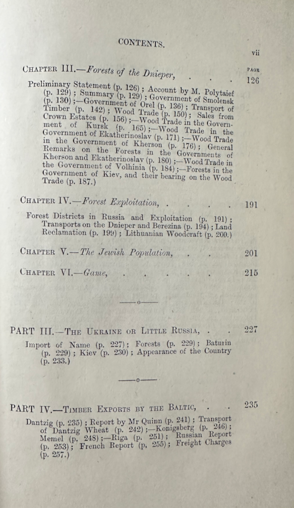 Forests and Forestry in Poland, Lithuania, the Ukraine, and the Baltic Provinces of Russia, with Notices of the Export of Timber from Memel, Dantzig, and Riga