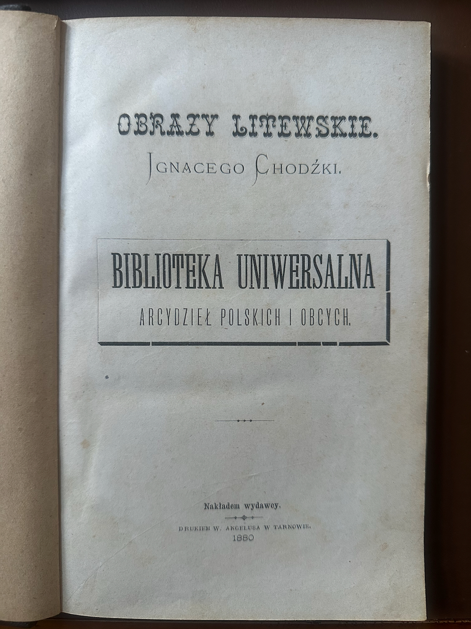 Obrazy litewskie. Pamiętniki kwestarza.