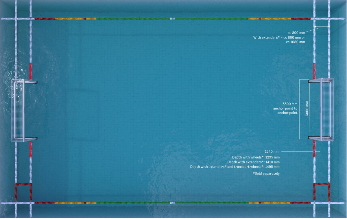 Water Polo Goal Multi PRO 3 m 1511025 Produkter