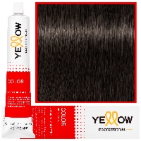 Alfaparf Yellow - trwała farba do włosów z aloesem i kiełkami pszenicy, 100ml 5,00 | Jasny Intensywny Brąz