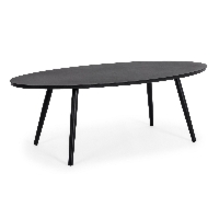 Stolik kawowy SPACE 119x58 aluminiowy Bizzotto