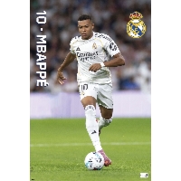 Real Madryt Kylian Mbappe - plakat