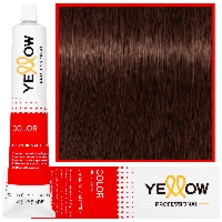 Alfaparf Yellow - trwała farba do włosów z aloesem i kiełkami pszenicy, 100ml 6,35 | Ciemny Złoty Mahoniowy Blond