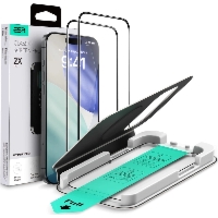 Szkło hartowane z ramką pozycjonującą ESR UltraFit Tempered Glass do iPhone 17 Pro, 2 sztuki