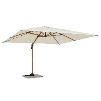 Parasol z nogą boczną ORION beżowy 400x400 aluminiowy Bizzotto