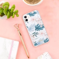 Etui Crong Flower Case do iPhone 12 Mini Kolorowe Plecki Kwiaty Kobiece 01