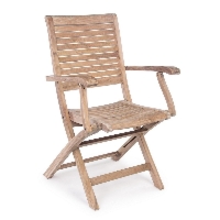 Krzesło ogrodowe MARYLAND 58x59 drewno teak Bizzotto