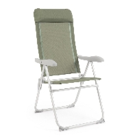 Krzesło kempingowe składane CAYO oliwkowy 57x65 z anodowanego aluminium Bizzotto