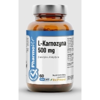L-KARNOZYNA (500 mg) BEZGLUTENOWA 60 KAPSUŁEK - PHARMOVIT (CLEAN LABEL)