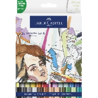 ZESTAW 24 DWUSTRONNYCH PISAKÓW GOLDFABER SKETCH FABER-CASTELL