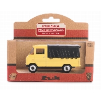 Kultowy FSC Żuk 1:43 – Metalowy model DAFFI w żółtym lakierze (K-550)