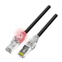 Wirearte Patchcord U/Ftp Kat.6A Lsoh Kabel Sieciowy Lan 2X Rj45 Czarny