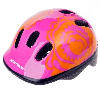 Kask rowerowy dla dzieci Meteor MV6-2 S 48-52 cm Big Flower