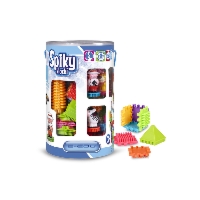 E-Edu Klocki SPIKY – zestaw 90 elementów z figurkami dla dzieci 3+
