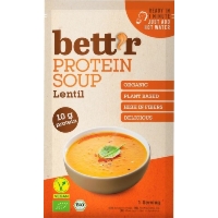 Zupa błyskawiczna z soczewicą, wysokobiałkowa, wegańska, bezglutenowa BIO 30 g BETTR