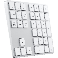 Klawiatura numeryczna ze skrótami klawiszy, Satechi Bluetooth Aluminium Extended Keypad, biała