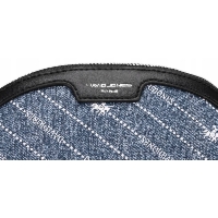 Listonoszka damska ze skóry ekologicznej imitującej jeans - David Jones