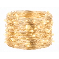 Lampki choinkowe 50 LED druciki mikro na baterie