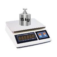 Waga sklepowa do 15 kg z wyświetlaczem, bezprzewodowe działanie, dokładność pomiaru 0,5g wagPRO-S15