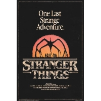 Stranger Things 5 One Last Strange Adventures - plakat