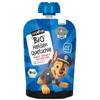Przecier truskawka- malina z owsem BIO 100 g Psi Patrol- Chase