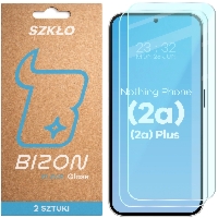 Szkło hartowane Bizon Glass Clear Duo do Nothing Phone (2a) / (2a) Plus, 2 sztuki