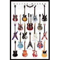 Gitara - Gitary - Guitar Heaven - plakat