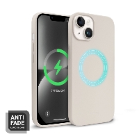 Etui Crong Color Cover Magnetic do iPhone 14 Plus MagSafe Kamienny Beż