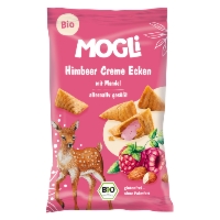 ROŻKI Z KREMEM MIGDAŁOWO - MALINOWYM BEZGLUTENOWE BIO 30 g - MOGLI