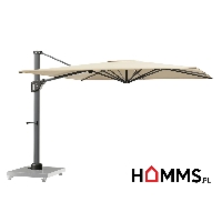 Parasol ogrodowy Horizon Premium 3m x 3m Beżowy