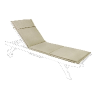Poduszka na leżak HAVANA havana 63x190 wodoodporna z poliestru Bizzotto