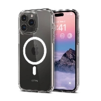 Etui Crong Clear MAG Cover do iPhone 14 Pro Max MagSafe Przezroczyste