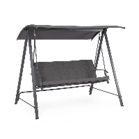 Huśtawka bujana TESEO antracytowa 205x125 stalowa Bizzotto