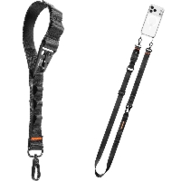 Smycz na szyję / nadgarstek do telefonu Spigen Tag Strap DA30M, czarna
