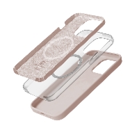 Etui Crong Color Cover Magnetic do iPhone 14 Pro MagSafe Piaskowy Róż