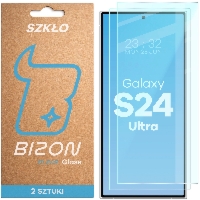 Szkło hartowane Bizon Glass Clear Duo do Galaxy S24 Ultra, 2 sztuki