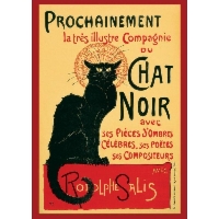 Chat Noir - Steinlein - Secesja - plakat