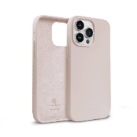 Etui Crong Color Cover do iPhone 14 Pro Max Silikonowe Piaskowy Róż