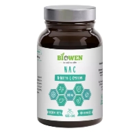 NAC (N-ACETYLO-L-CYSTEINA) (400 mg) BEZGLUTENOWA 100 KAPSUŁEK - HEMPKING (BIOWEN)