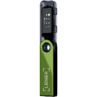 Portfel kryptowalut i NFT Ledger Nano S Plus, zielono-przydymiony