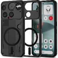 Etui Tech-Protect MagMat MagSafe do Nothing Phone 3, przezroczysto-czarne