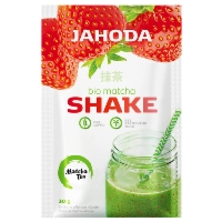 SHAKE W PROSZKU Z MATCHĄ I TRUSKAWKAMI BEZGLUTENOWY BIO 30 g - AMYLON