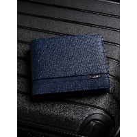 Portfel męski Valentini Perforated 290 granatowy