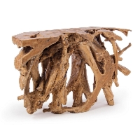 Konsola Solidad naturalny 120x40x77cm korzeń teaku Bizzotto