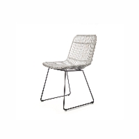 Krzesło rattanowe DINAN 55x44x83 Vimine białe