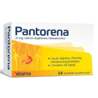 Pantorena (Pantoprazol) 0,02g x 14 tabletek